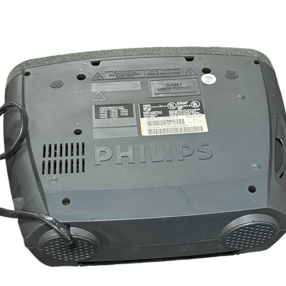 Philips Magnavox AJ3935 Compact Disc Clock Radio With Alarm - Picture 4 of 5